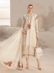 Maria.B Unstitched Embroidered Luxury Lawn 3Pc Suit D-2412-A