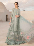 Maria.B Unstitched Embroidered Luxury Lawn 3Pc Suit D-2412-B