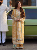 Elaf Premium Festive Eid Embroidered Lawn Unstitched 3Pc Suit ELE-02B DANIA
