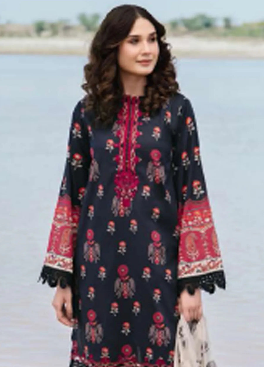 Maria.B M.Basics Embroidered Lawn Unstitched 3Pc Suit MB-12A
