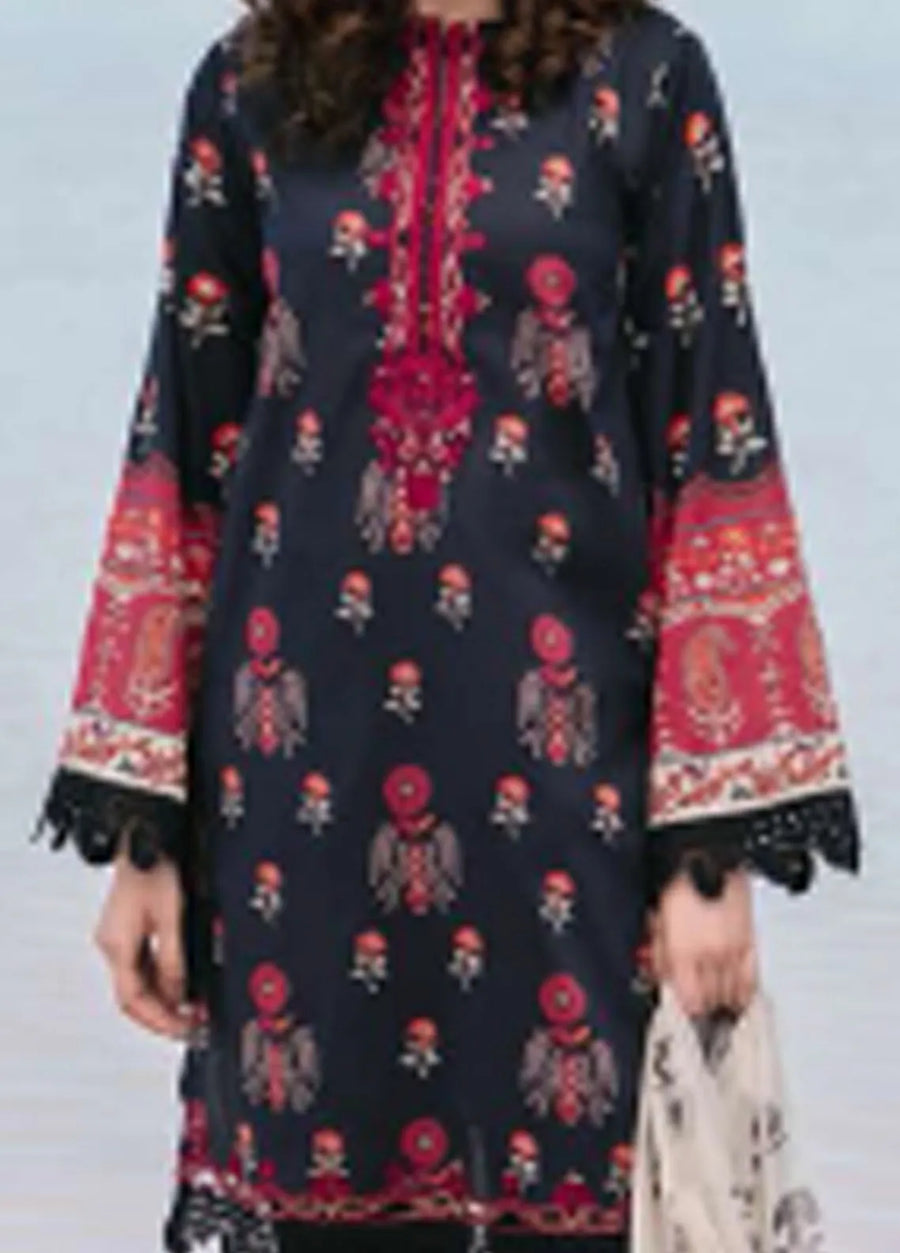 Maria.B M.Basics Embroidered Lawn Unstitched 3Pc Suit MB-12A
