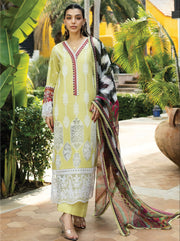 Zainab Chottani Embroidered Chikankari Lawn Unstitched 3Pc Suit D-12A Rayne