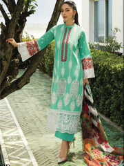 Zainab Chottani Embroidered Chikankari Lawn Unstitched 3Pc Suit D-12B Rayne