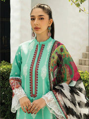 Zainab Chottani Embroidered Chikankari Lawn Unstitched 3Pc Suit D-12B Rayne