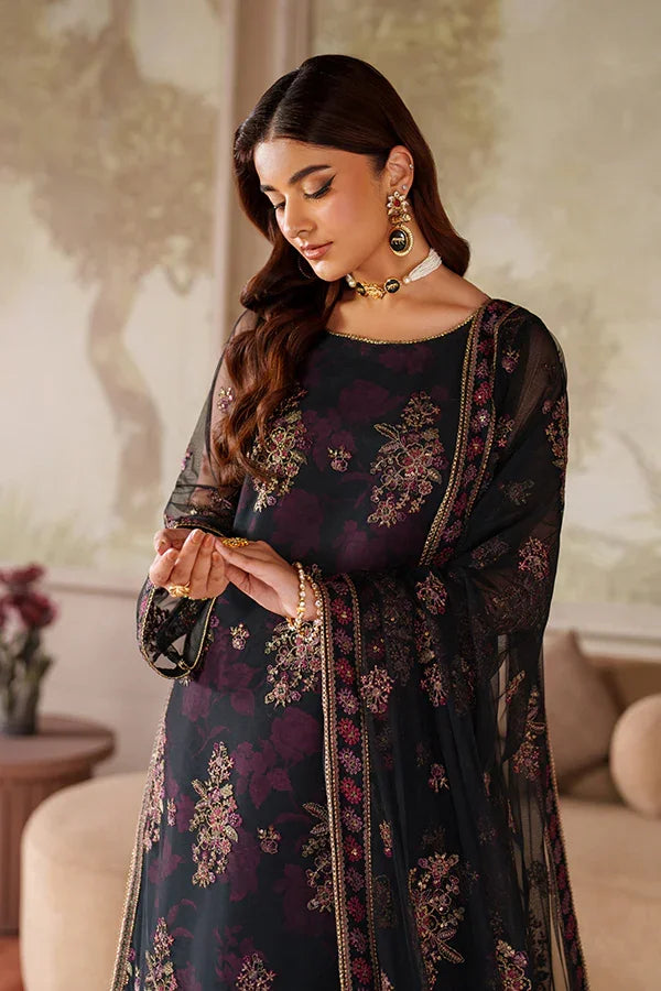 Zarif Zaneera Embroidered Net Unstitched 3Pc Suit ZRF-ZPE-05 ASHAAL
