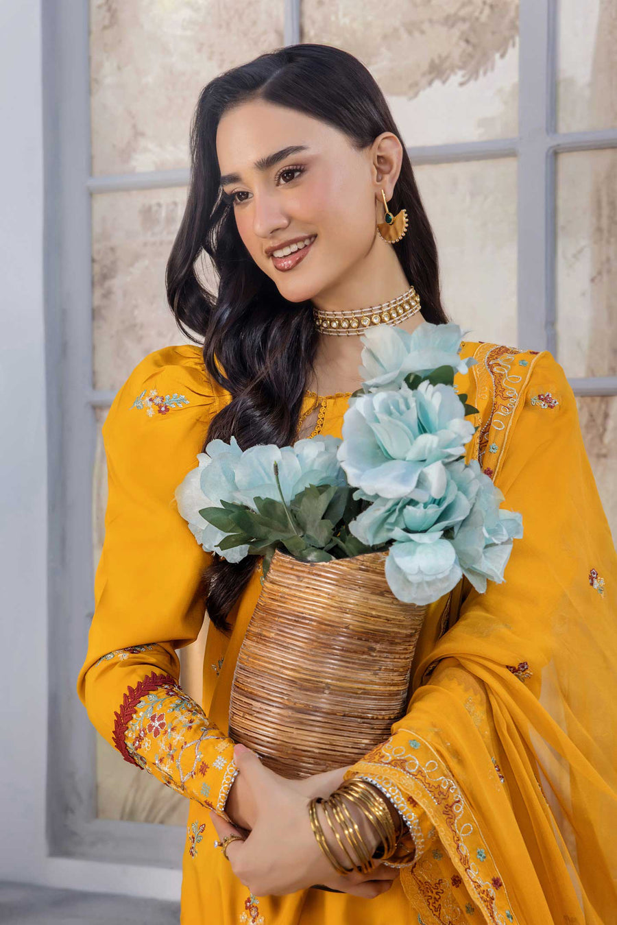 Zarya by Safwa Embroidered Viscose Unstitched 3Pc Suit ZAR-02