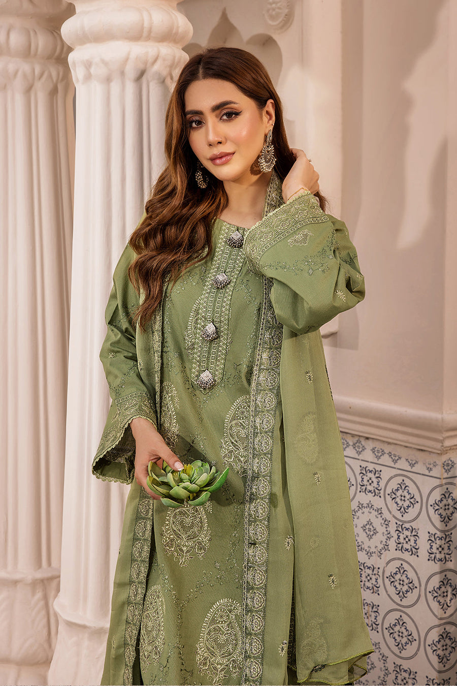 Meryl by Safwa Embroidered Masuri Unstitched 3Pc Suit MYC-03