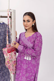 Safwa Orla Unstitched Printed Lawn 2Piece Suit - OR 87