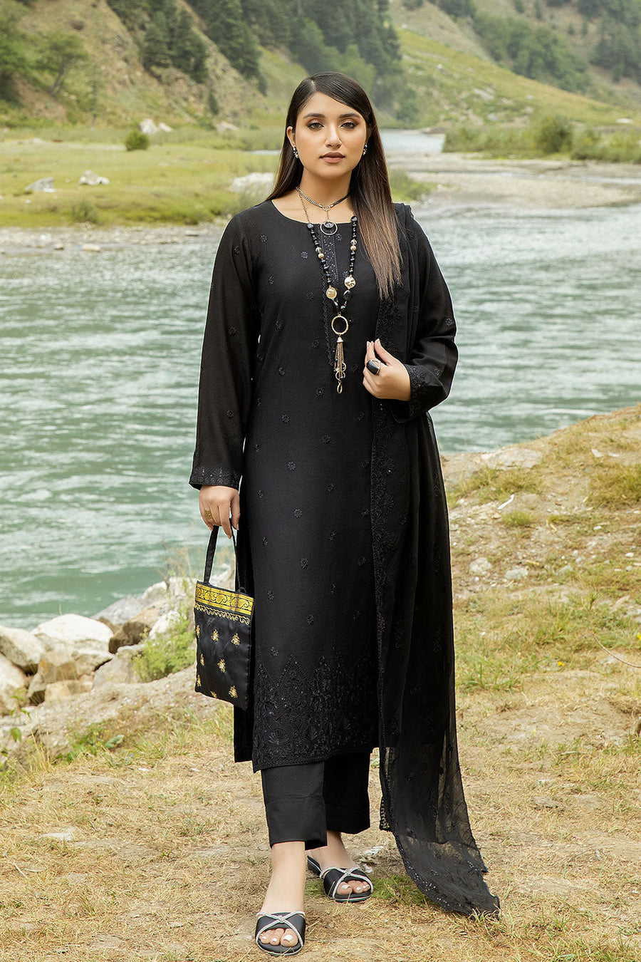 ASC-16 - SAFWA ADORE EMBROIDERED 3-PIECE COLLECTION VOL 02
