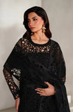Zarif Muse Thread Embroidered Organza Unstitched 3Pc Suit ZE-MT-04 Maelin