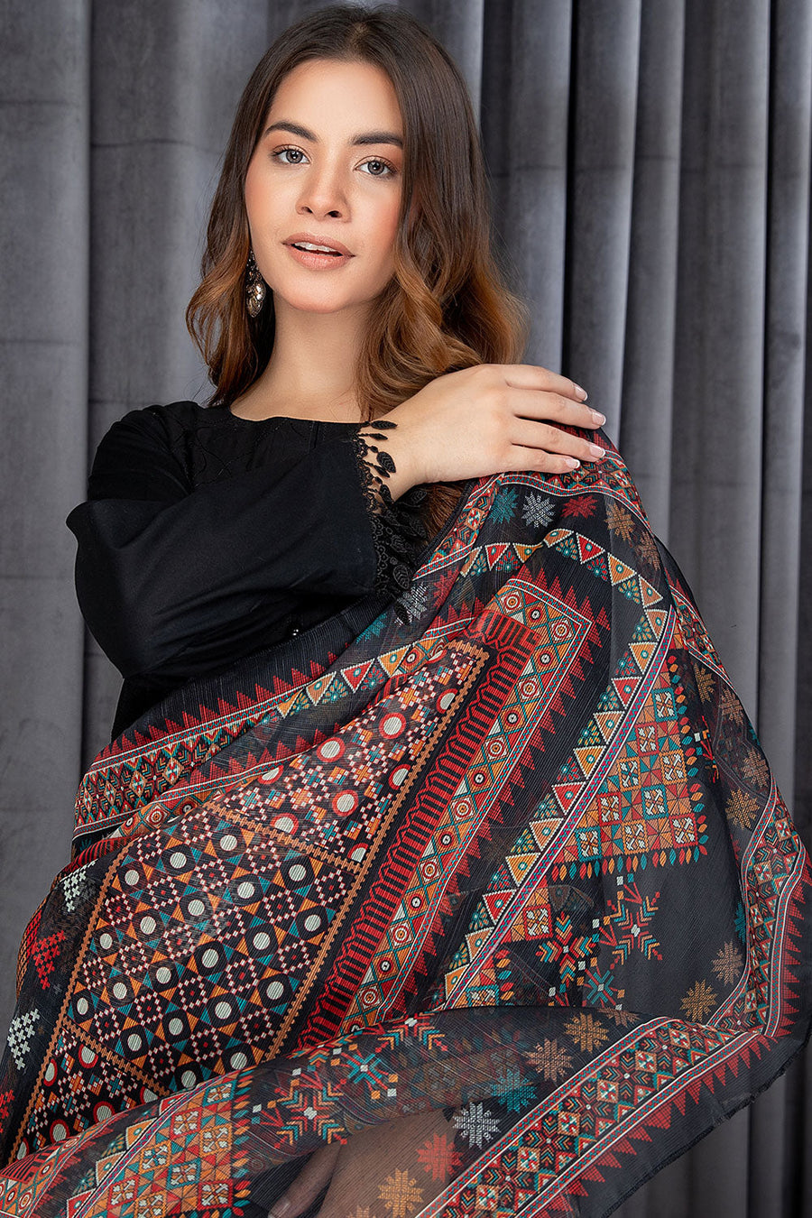 FCS-03 - SAFWA FLORAL 3-PIECE EMBROIDERED COLLECTION VOL 01