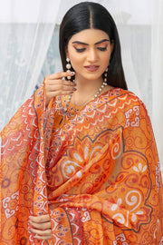 Safwa Embroidered Lawn Pret 3Pc Suit 3P-EMB-117