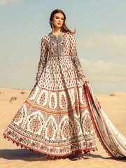 Maria.B Unstitched Embroidered Luxury Lawn 3Pc Suit D-2413-A