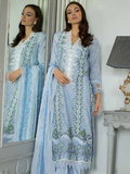 Sobia Nazir Embroidered Luxury Lawn Unstitched 3Pc Suit D-13A