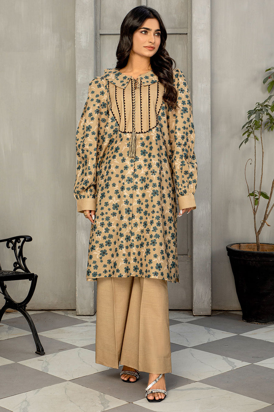 Safwa Tulip Vol-04 Printed Masuri Unstitched 2Piece Suit TZK-60