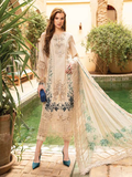 Maria.B Unstitched Embroidered Luxury Lawn 3Pc Suit D-2414-B