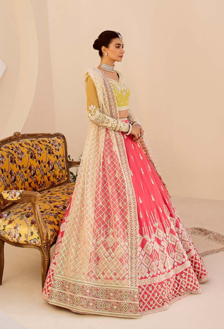 Nyra by Akbar Aslam Embroidered Net Suit - 1465 MEYER