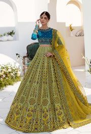 Nyra by Akbar Aslam Embroidered Raw Silk Suit - 1466 LITA
