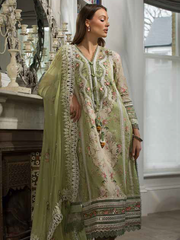 Sobia Nazir Embroidered Luxury Lawn Unstitched 3Pc Suit D-14A