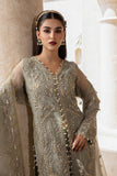 Zarposh Jahanara Festive Embroidered Organza Unstitched 3Pc Suit - MUSHK