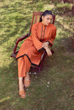 La Rosaa Basics Embroidered Self Cotton Lawn Stitched 2Pc Suit LRB24-04 Lea