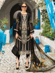 Maria.B Unstitched Embroidered Luxury Lawn 3Pc Suit D-2415-B