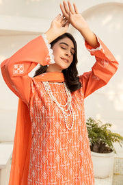 GSC-04 - SAFWA GARNET 3-PIECE EMBROIDERED COLLECTION VOL 01
