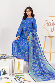 Safwa Praha Vol-06 Digital Printed Lawn Unstitched 3Pc Suit SPH-54