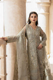 Zarposh Jahanara Festive Embroidered Organza Unstitched 3Pc Suit - MUSHK