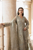 Zarposh Jahanara Festive Embroidered Organza Unstitched 3Pc Suit - MUSHK