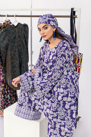 Safwa Orla Unstitched Printed Lawn 2Piece Suit - OR 88