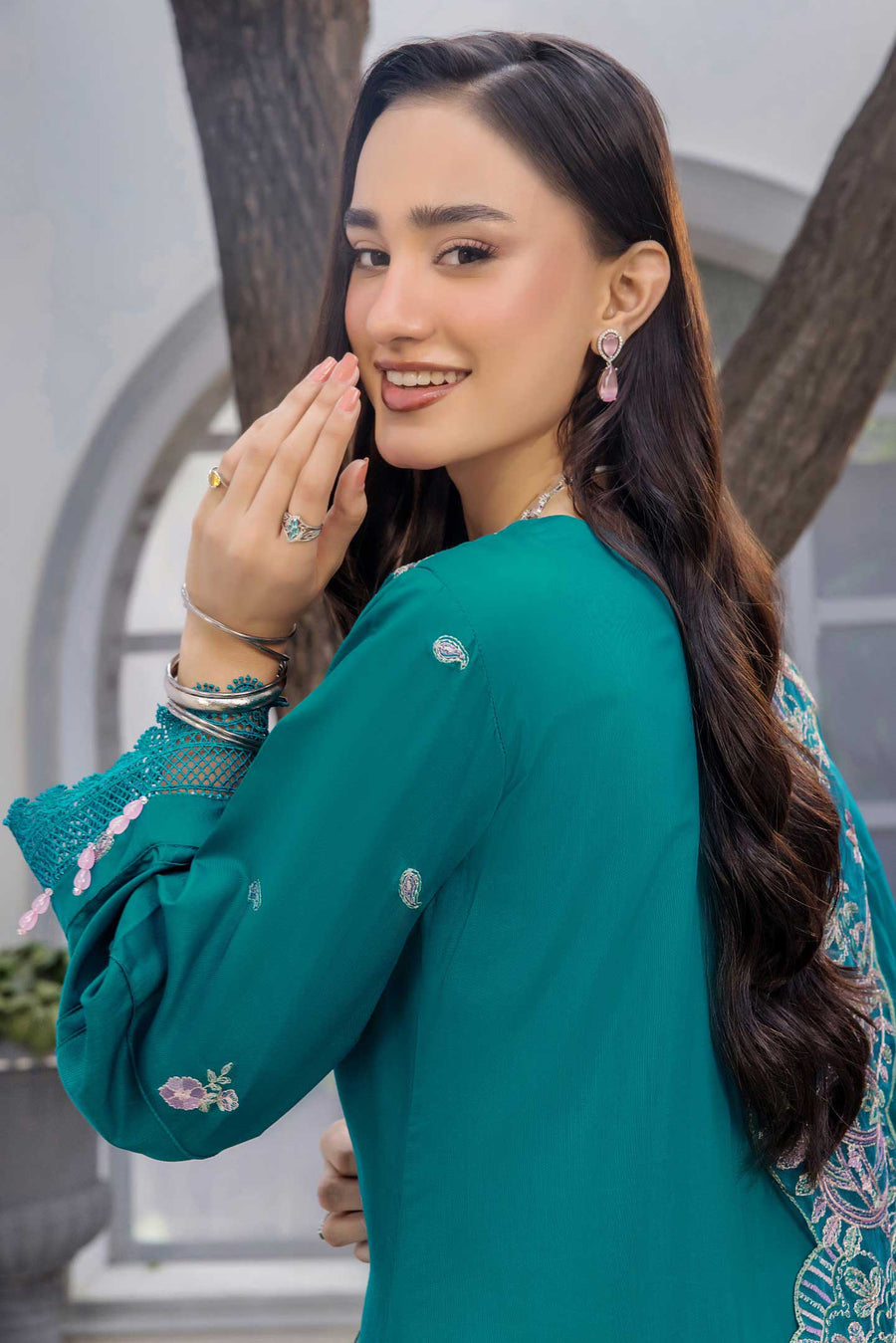 Zarya by Safwa Embroidered Viscose Unstitched 3Pc Suit ZAR-03