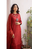 La Rosaa Festive Eid Embroidered Self Lawn Ready to Wear 3Pc Suit LE-24-13