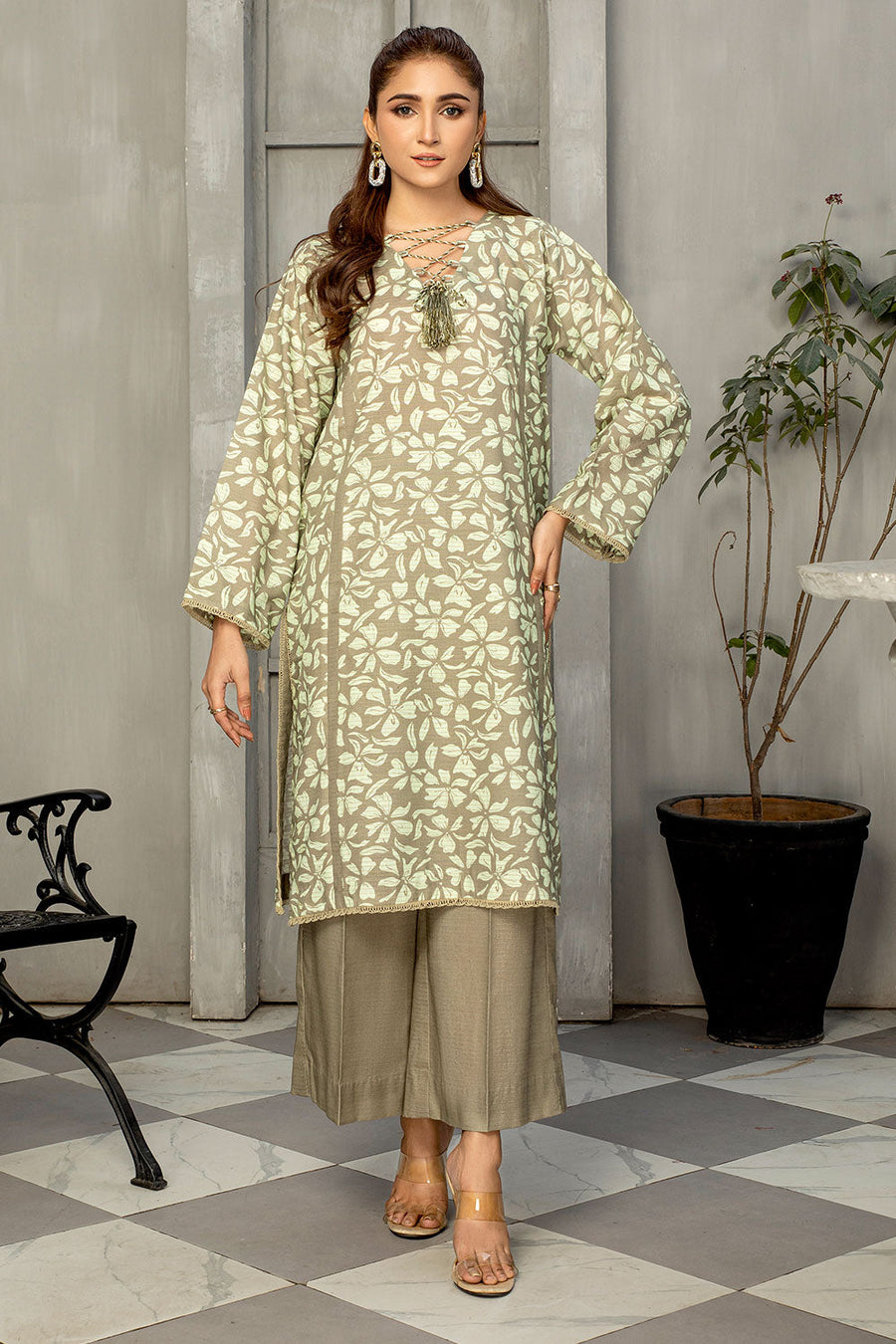 Safwa Tulip Vol-04 Printed Masuri Unstitched 2Piece Suit TZK-61