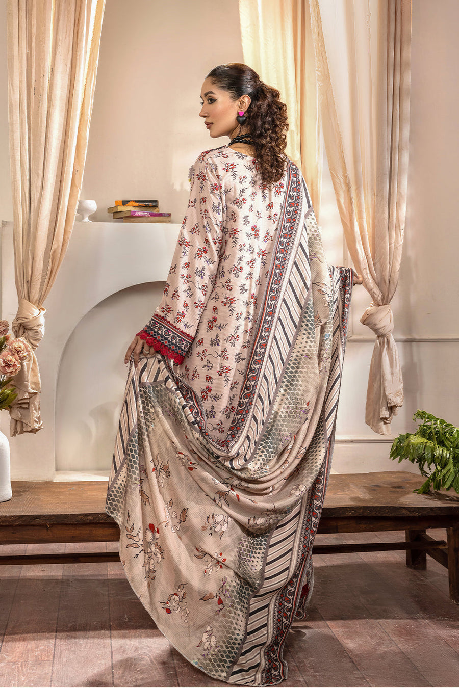 Rada by Safwa Digital Printed Doria Viscose Unstitched 3Pc Suit RAD - 03