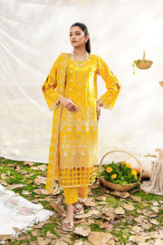 Safwa Kishmish Premium Embroidered Chikankari Lawn Unstitched 3Pc Suit SKH-03