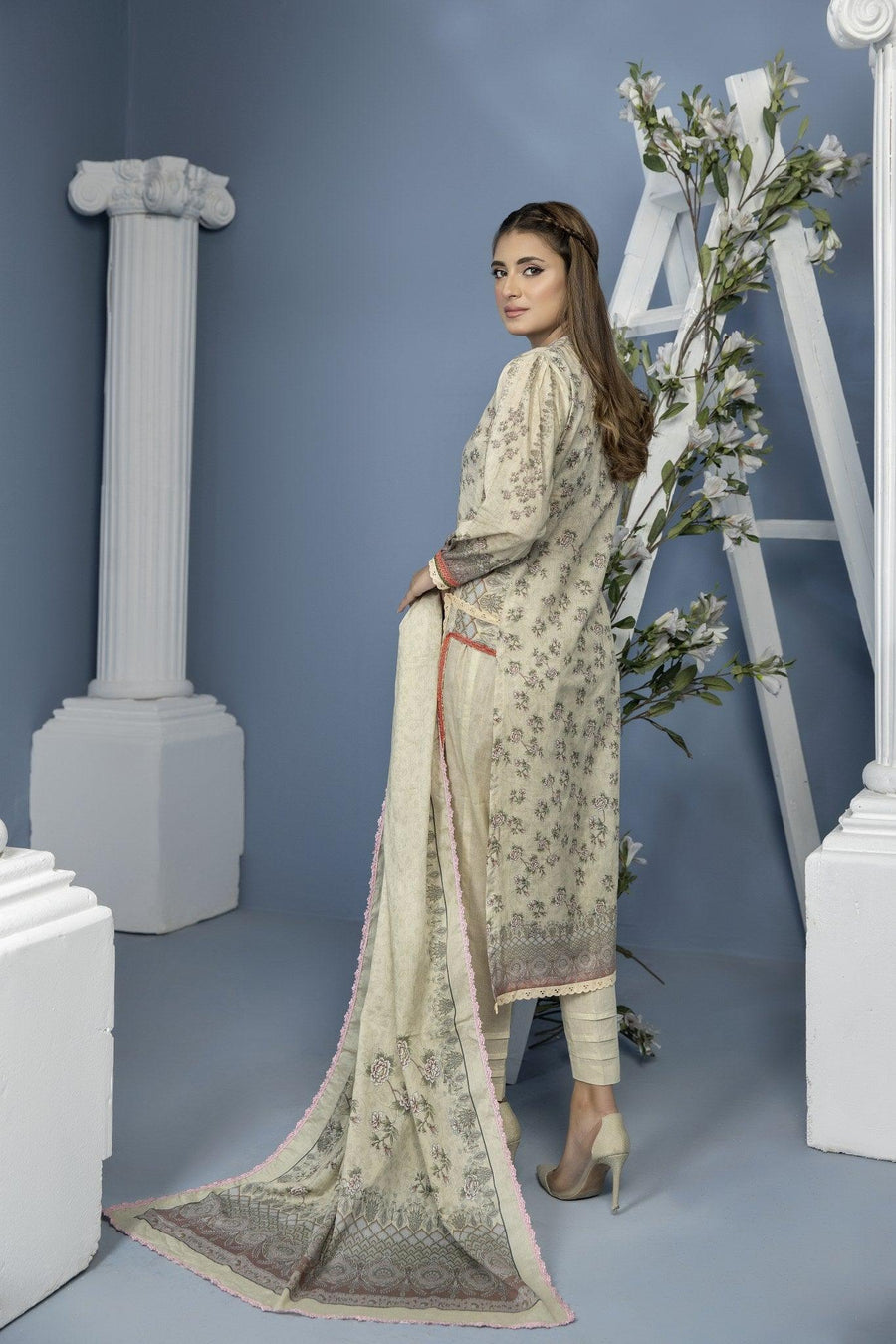 MK-18 -SAFWA MOTHER LAWN COLLECTION VOL 02 Dresses | Dress Design | Pakistani Dresses | Online Shopping in Pakistan