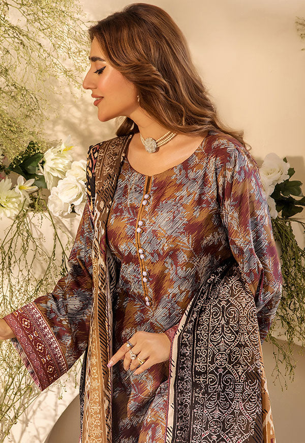 Koka by Safwa Digital Printed Doria Cambric Unstitched 3Pc Suit KOK-16