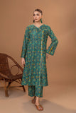 Safwa Printed Lawn Pret 2Pc Suit (Shirt/Trouser) P000423