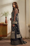 Fabiha Fatima Mehar-o-Maah Embroidered Net Unstitched 3Pc Suit - OPAL