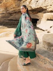 Zainab Chottani Embroidered Chikankari Lawn Unstitched 3Pc Suit D-01A Aysel