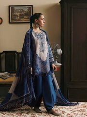 Maria B MBasics Embroidered Slub Khaddar Unstitched 3Pc Suit MB-CUSV15-01A