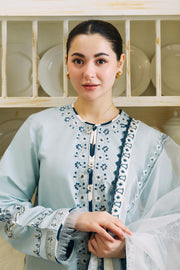 Coco by Zara Shahjahan Embroidered Lawn Unstitched 3Pc Suit D-01A ARZOO