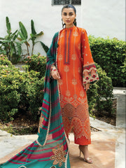 Zainab Chottani Embroidered Chikankari Lawn Unstitched 3Pc Suit D-01A Zynah