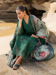 Zainab Chottani Embroidered Chikankari Lawn Unstitched 3Pc Suit D-01A Aysel