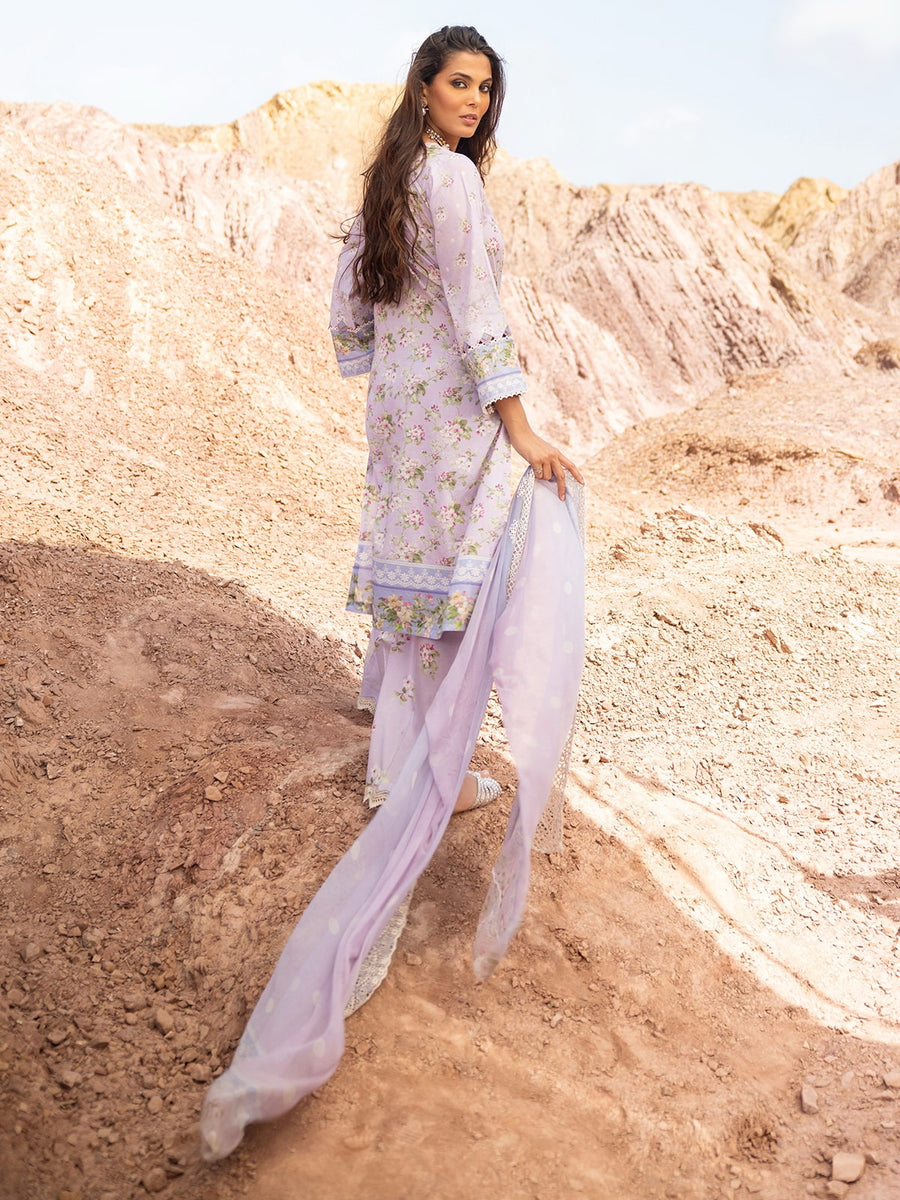 ELAF Premium Signature Embroidered Lawn Unstitched 3Pc Suit ESC-01A VIVIAN