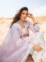 ELAF Premium Signature Embroidered Lawn Unstitched 3Pc Suit ESC-01A VIVIAN