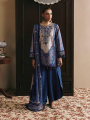 Maria B MBasics Embroidered Slub Khaddar Unstitched 3Pc Suit MB-CUSV15-01A