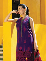 Zainab Chottani Embroidered Chikankari Lawn Unstitched 3Pc Suit D-01B Zynah