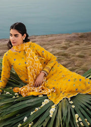 Maria.B M.Basics Embroidered Lawn Unstitched 3Pc Suit MB-01B